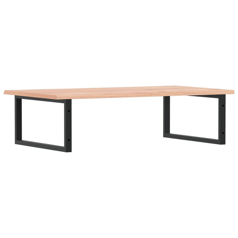 Breslynn 100cm Solid Wood Bathroom Vanity Top, Oak/Black