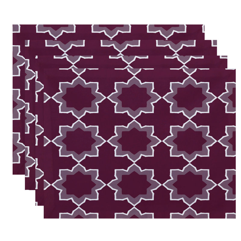 Ensemble de napperons 4 pièces Groth, Mauve