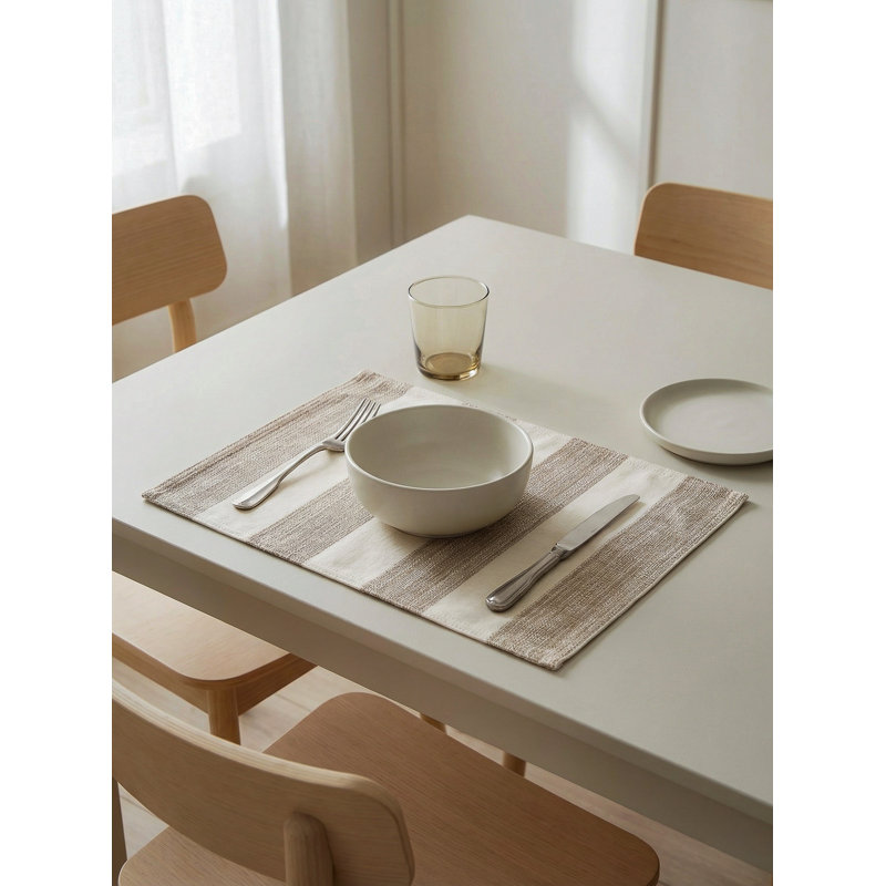 Napperon intérieur beige naturel, Beige