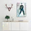 Elvis Presley In Jailhouse Rock In Abstract - Wrapped Canvas Painting-55311851
