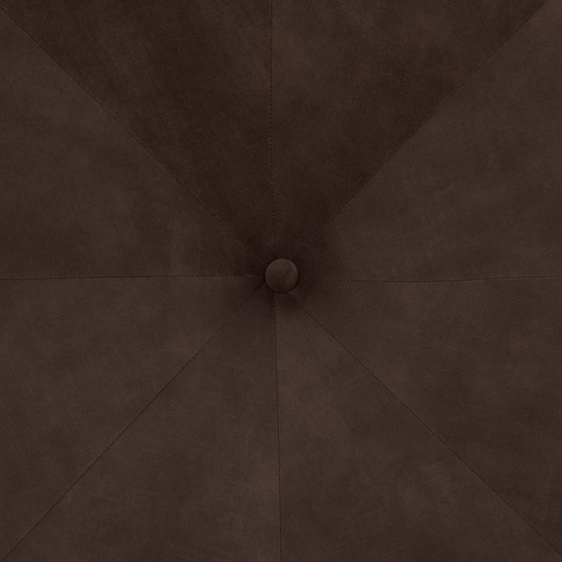Pouf rembourré Khan, Brown