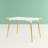 Danyail Solid Wood Base Dining Table