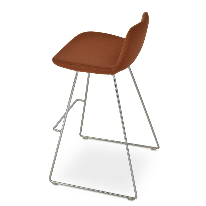 Tabouret de bar Napoli, Brun clair Kvadrat
