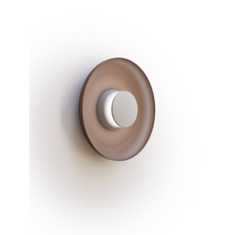Totem Sconce Metal, 12" H x 12" W x 12" D, Gray