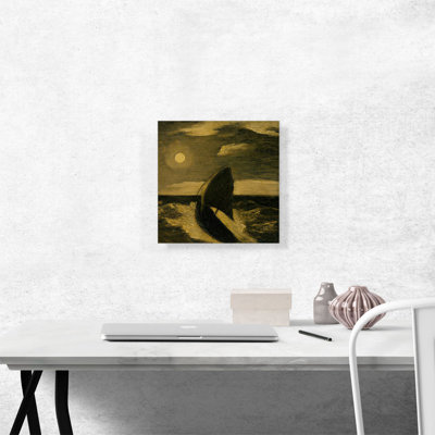 " The Toilers of the Sea 1885 " Oil Painting