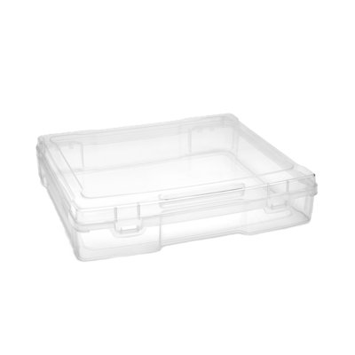  Clear Thick Stackable Project Case 1 Pack
