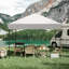 Pop Up Gazebo Canopy Tent, 210D UV-Resistant Oxford Fabric, Rust-Proof Frame with 3 Adjustable Heights, Quick Setup Outdoor Shelter with Full Accessories-129589822-129589823