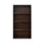 Bibliothèque Radiance 60 po de haut, aucun assemblage requis, finition bois de rose-1270944341-1270944340