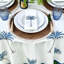 Palm Tree Blue Round Tablecloth-44325361