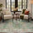 Allandale Leopard Print Green / Beige Machine Washable Non-Slip Area Rug-2132024841-2132824307