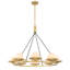 Luminaire suspendu 8 lumières 42 po Olenne
