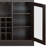 Hazen Espresso Finish Wine Cabinet III