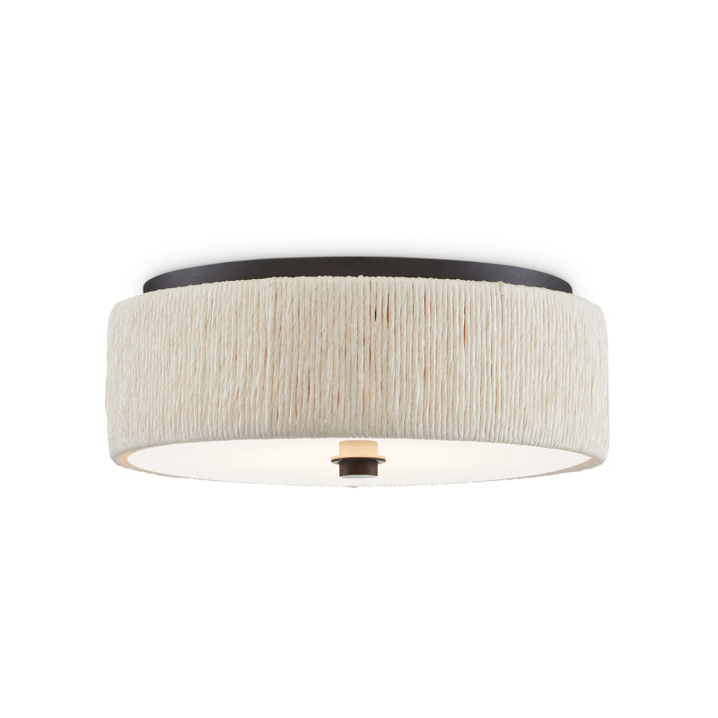 Tyrone LED Flush Mount - Natural, Black, White