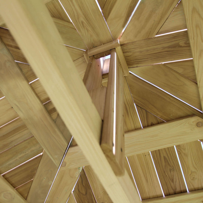 Solid Wood BBQ Gazebo