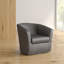Fauteuil demi-tonneau pivotant de 32 po Agee-24330658