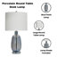 Glass Table Lamp And Shade-1217895370