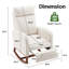 Chaise berçante avec repose-pieds Teedy-228369177