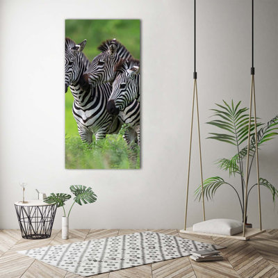 Deer In The Field - Wrapped Canvas Print