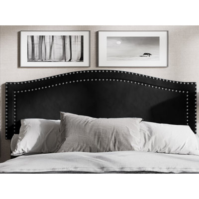 Duyne Upholstered Velvet Panel Headboard