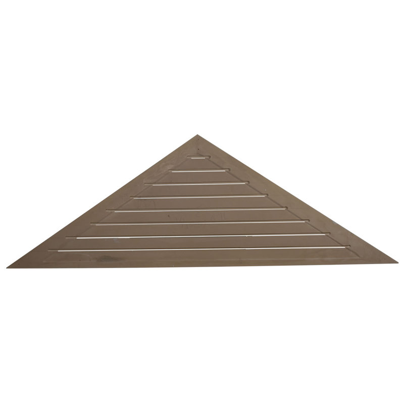 21 3/4"H x 65"W x 2 1/8"D Triangle Gable Vent