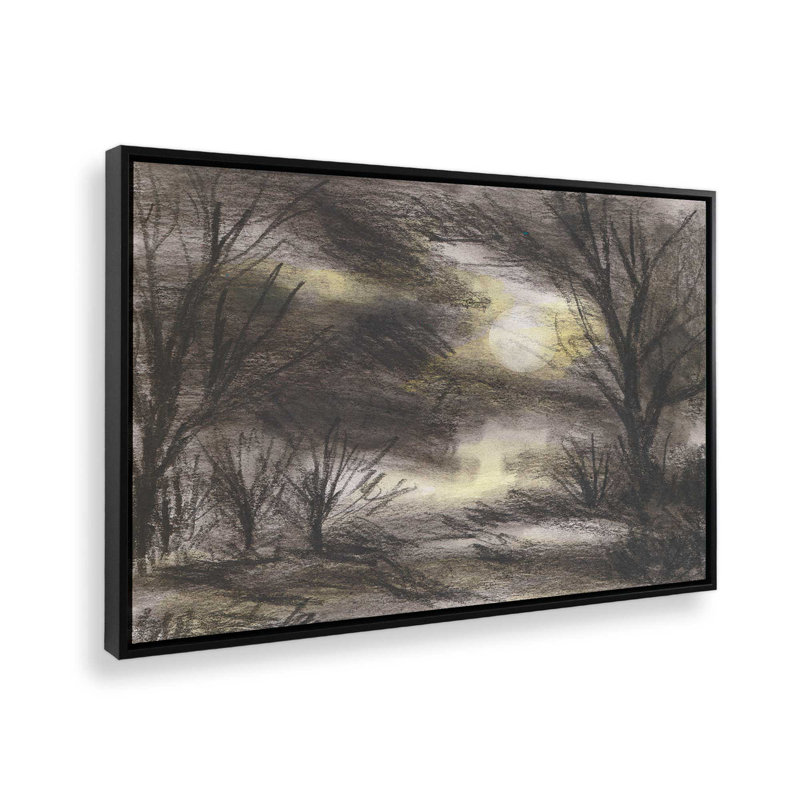 «Where Shadows Dance II» par Melissa Wang, reproduction d'art sur toile, H 8 po x l 12 po, Noir