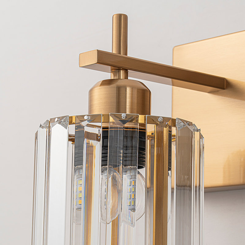 Éclairage pour meuble-lavabo à intensité variable Corless, 7, Doré