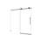 5476 Brushed Frameless One Fixed And One Shifted Shower Door, 70MM 304 Stainless Steel Large Pulleys With Adjustable Soft Closing Function,With Nano Easy Cleaning And Stick Explosion-Proof Menbrance-113931026