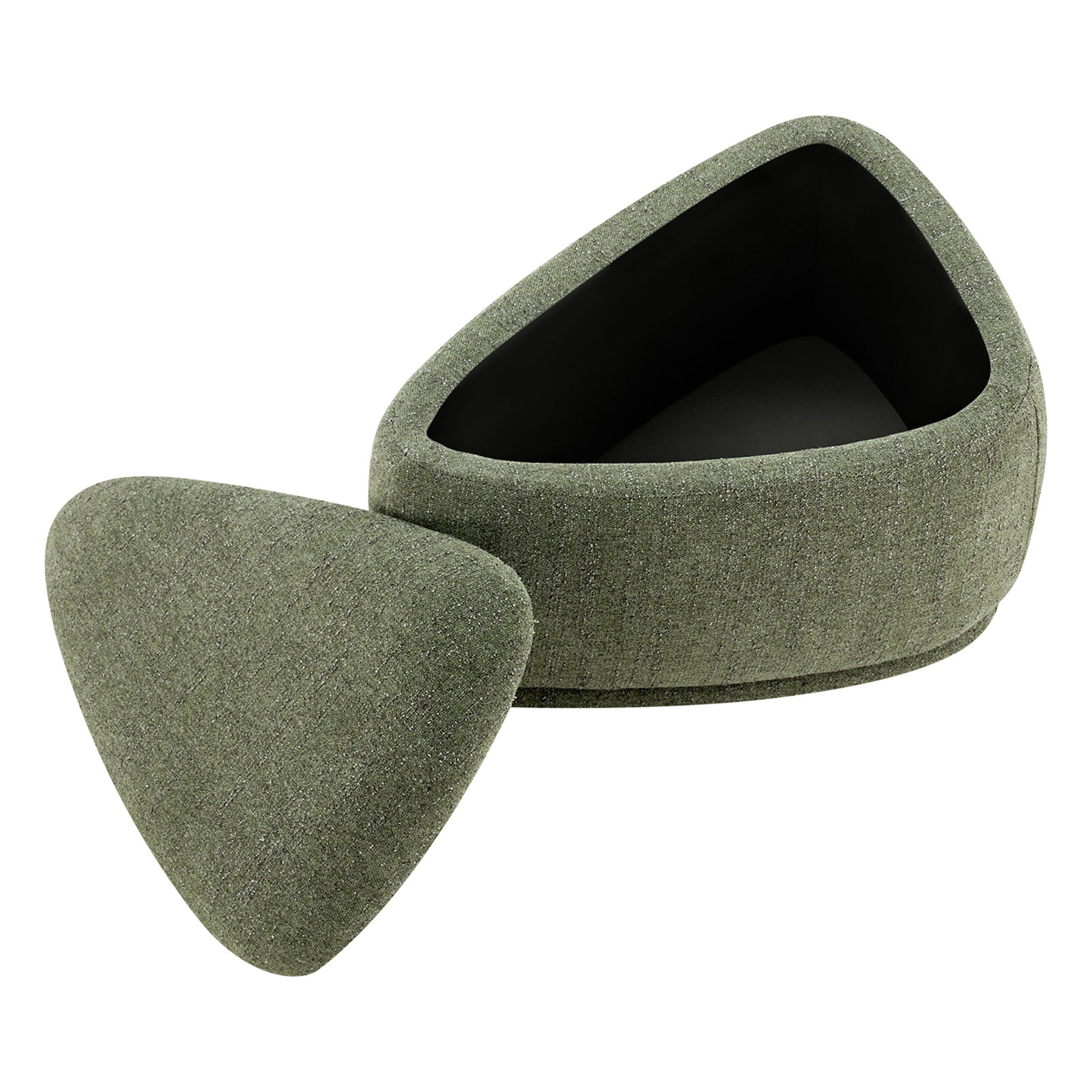 Adna 27" Storage Ottoman, Mellow Forest Chenille