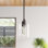 Luminaire suspendu cylindrique simple à 1 lumière Hibbard
