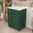 Chic 24-Inch 2 Drawers Bathroom Vanity with Ceramic Sink and Space-Saving Design-90143505-85270377