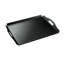 Black Room Service Tray with Raised Edges-1411111528