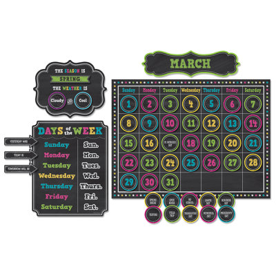 Ensemble de tableaux d'affichage Chalkboard Brights