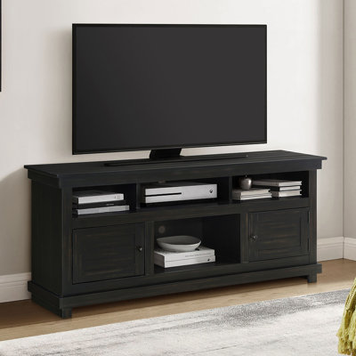 Castleton Distressed Java TV Stand Media Console