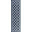 Tapis d'intérieur / extérieur bleu marine à tissage plat Findlay-1137960016