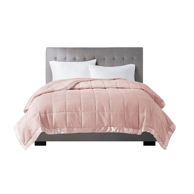 Couverture légère en duvet synthétique, Très grand lit, Rosé