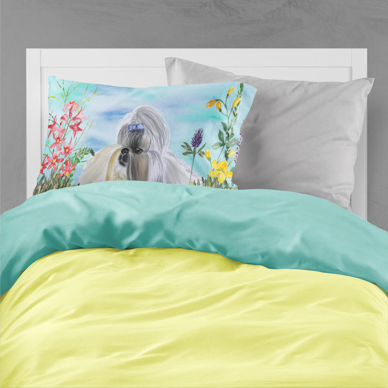 Taie d’oreiller spring, Shih Tzu