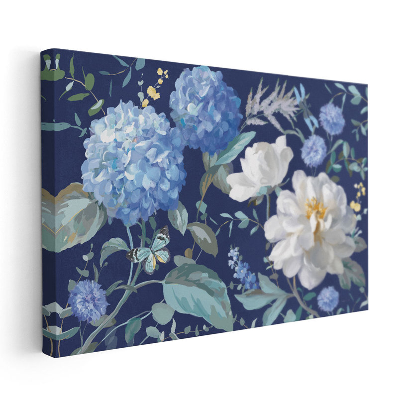 «Spring Morning Blooms I», reproduction d'art sur toile, H 16 po x l 24 po