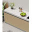 All-Weather Aluminum Wash Basin with Stone Counter