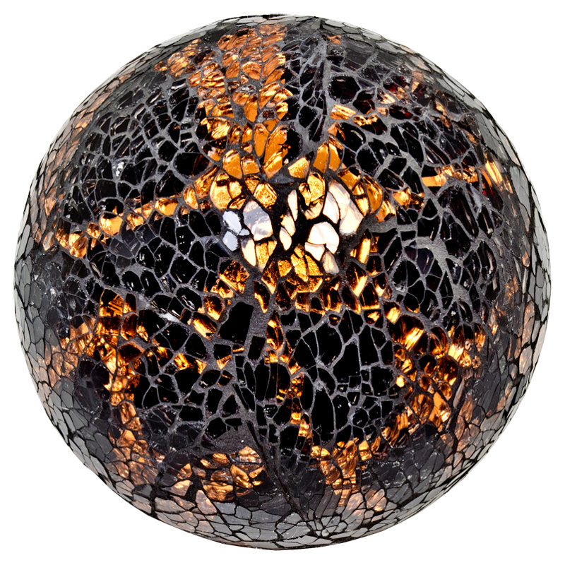 Abstract Figurines & Sculptures, Black/Orange