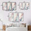 «Sudden Solitude In Elevated Blush» 3 pièces-891834223-891834214