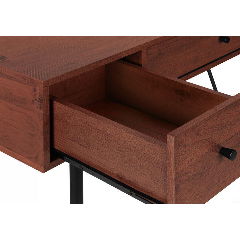 Bureau d'ordinateur, bureau personnel, ordinateur portable, tiroirs de rangement, L 48 po