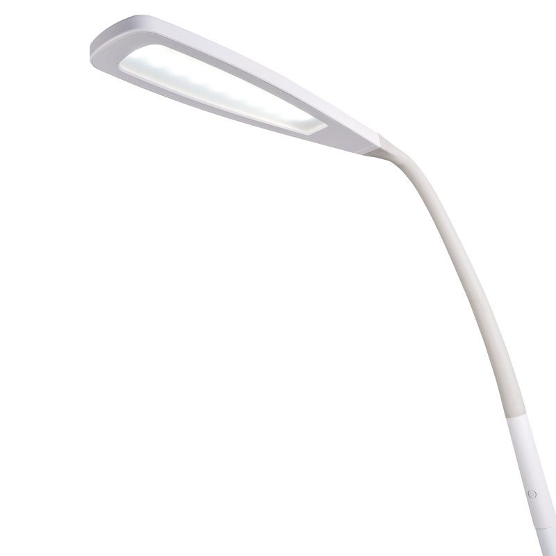 OttLite Flex LED Floor Lamp with Touch Controls, Adjustable Neck, Smart Memory Feature