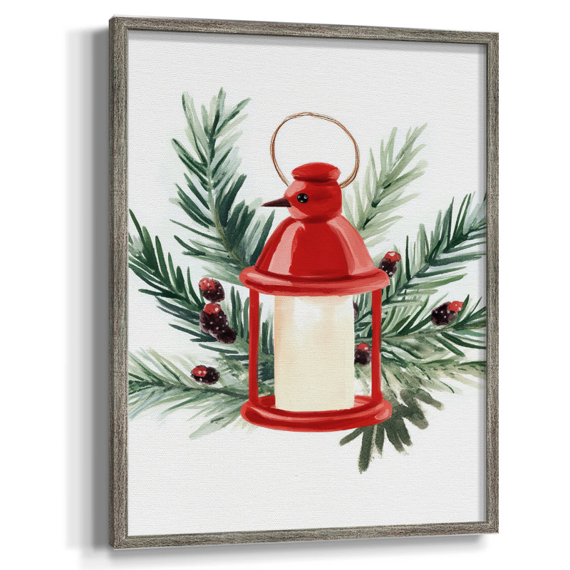 «Christmas Holiday», art encadré en bois massif CECXXXVI, H 11 po x l 9 po