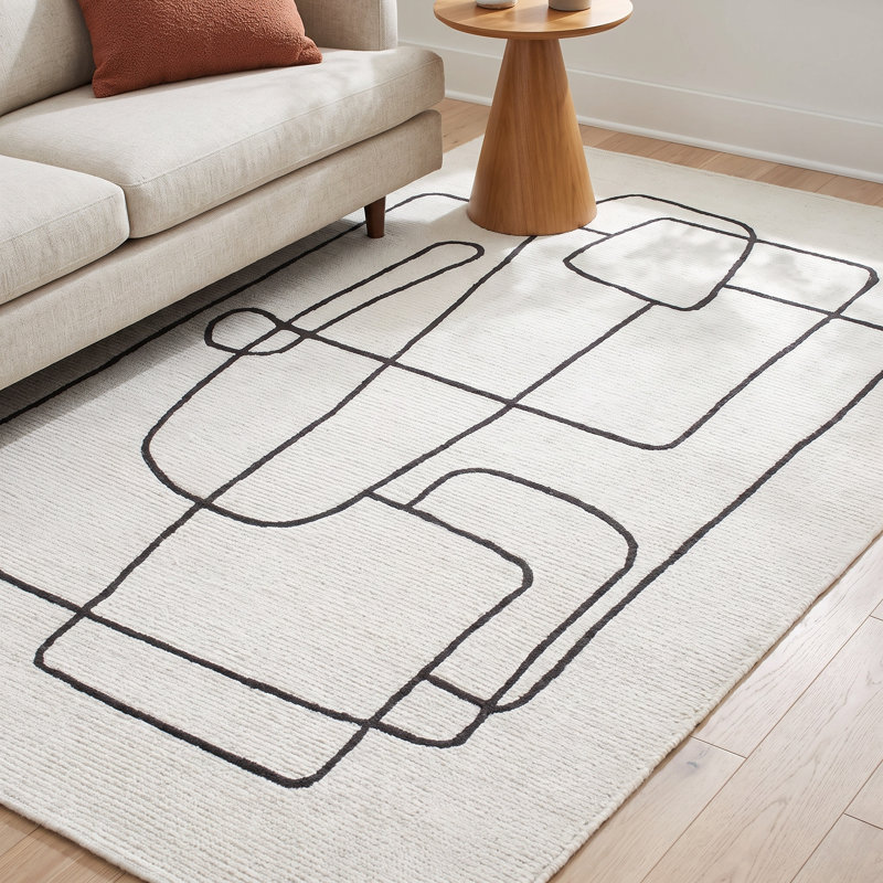Rossi Modern Area Rug, Rectangle 9' x 12'
