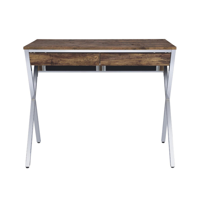 Rectangular Writing Desk With 2 Drawers