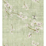 Chinoiserie Animal Print Metallic Wallpaper Roll