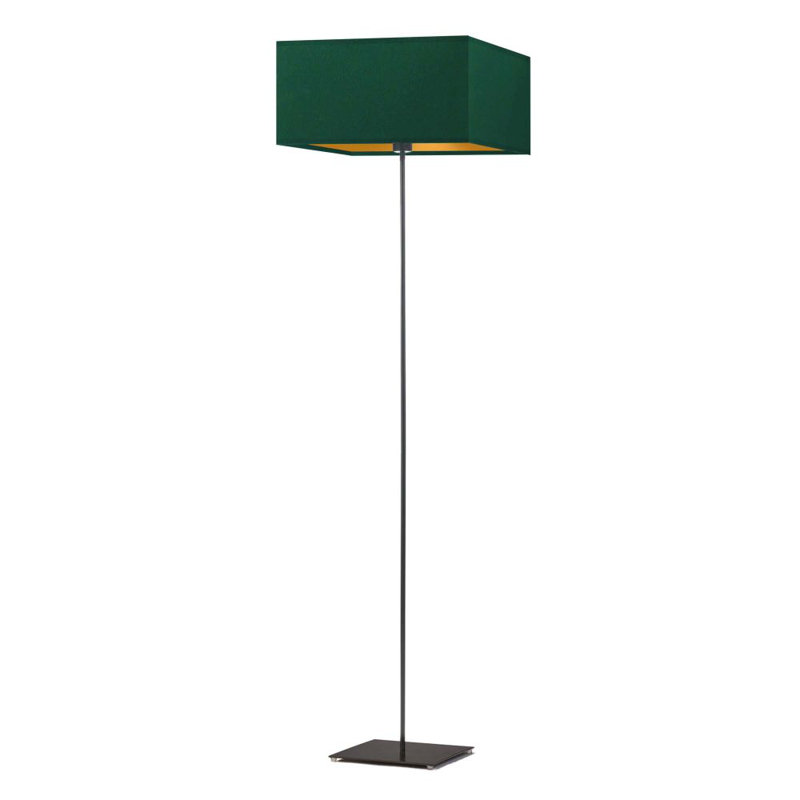 Eadlyn 156cm Traditional Floor Lamp, Black, Green