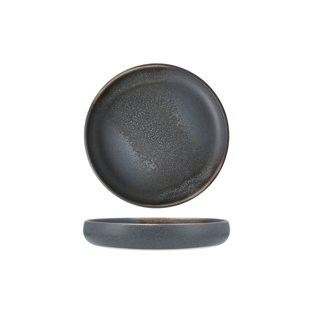 Assiette plate en grès de 10,75 po Cloud Grey