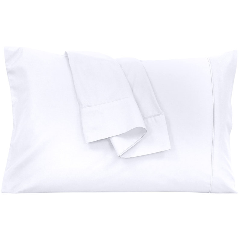 Royale Linens | Bed Pillow Cover | Pillowcases | Brushed Microfiber Wrinkle & Fade Resistant | Soft & Cozy| Size Pillow Case