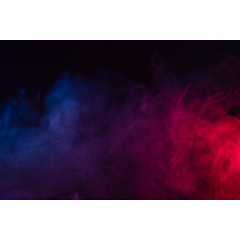 Color Smoke Background - Wrapped Canvas Print, 81cm H x 122cm W x 3.8 cm D